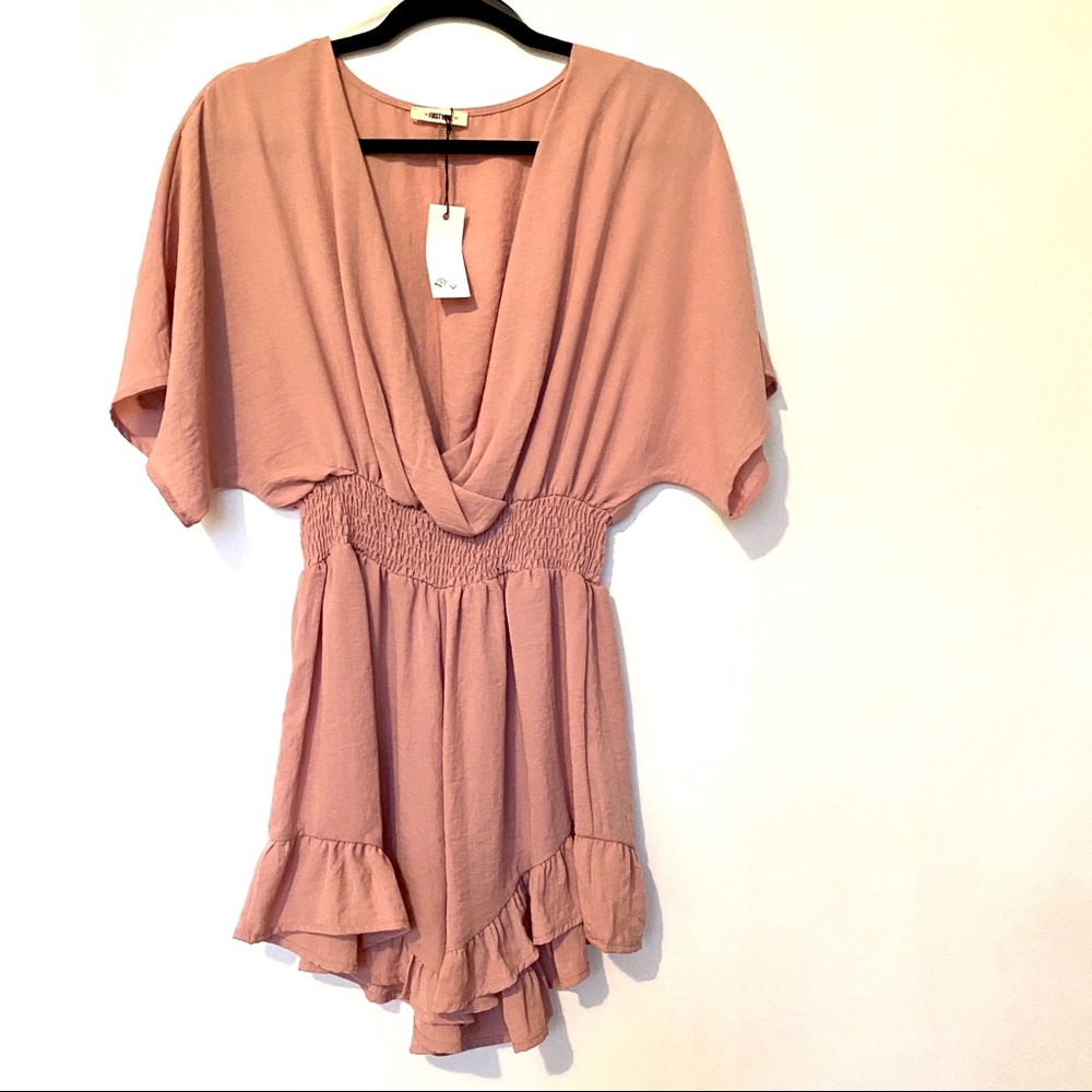 Sexy silky romper